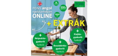 Angol Nyelvtanfolyam Online + Extrák
